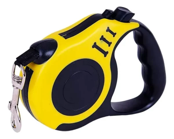 GUIA RETRATIL PRO 5M COR:AMARELO