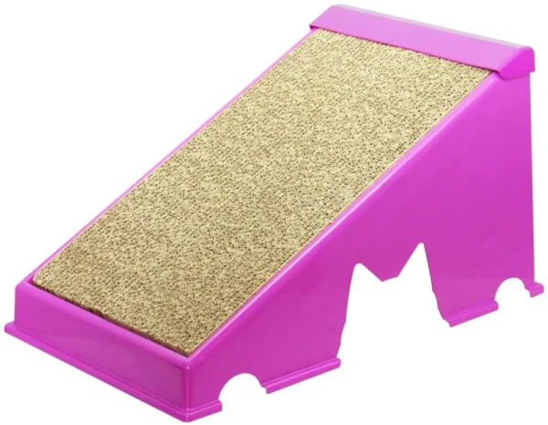 Arranhador Gato Rampa Plástica Furacão Pet Rosa