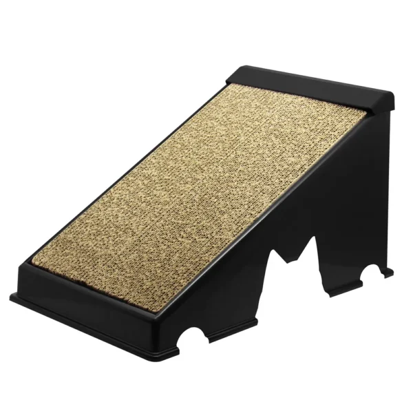 ARRANHADOR GATO RAMPA PLAST. FURACAOPET COR:BLACK||
