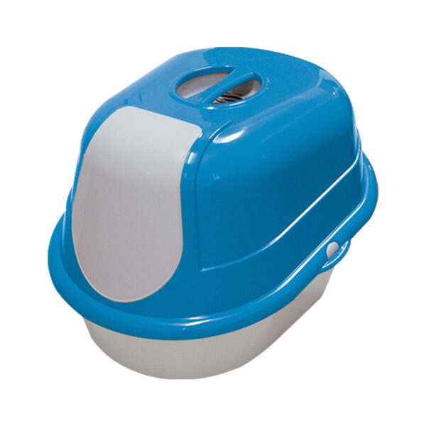 Banheiro Furacão Pet Cat Toalete para Gatos COR:Azul