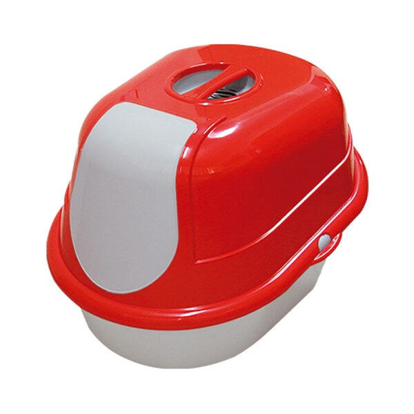 Banheiro Furacão Pet Cat Toalete para Gatos COR:Vermelho