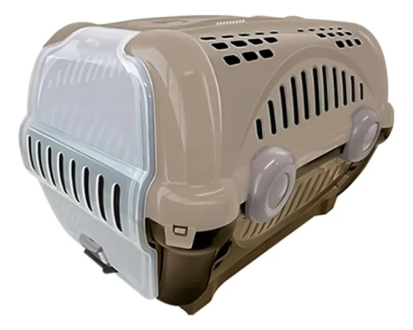 Caixa Transporte Luxo Furacãopet Cachorro Gatos Bolsa - N2 Cor:Marrom