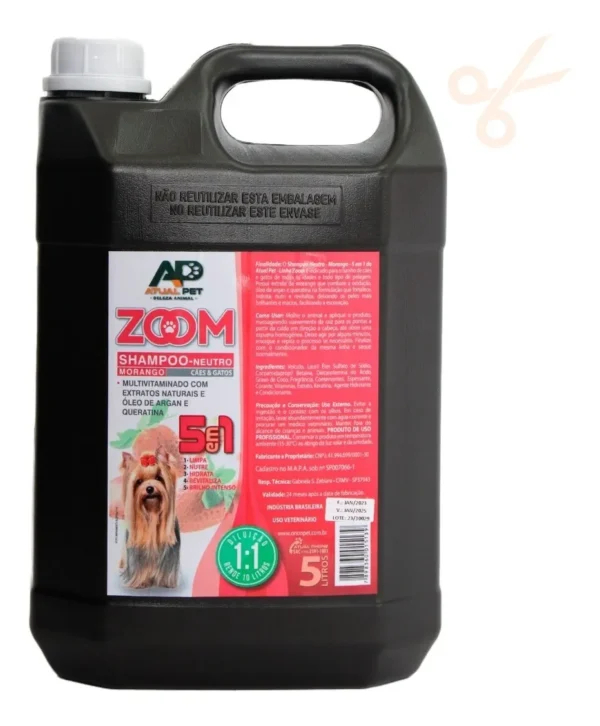 SHAMPOO ZOOM MORANGO -5 Litros