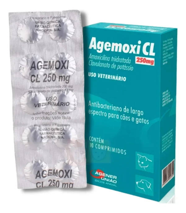 Agemoxi CL 250mg Com 10 Comprimidos - Imagem 2