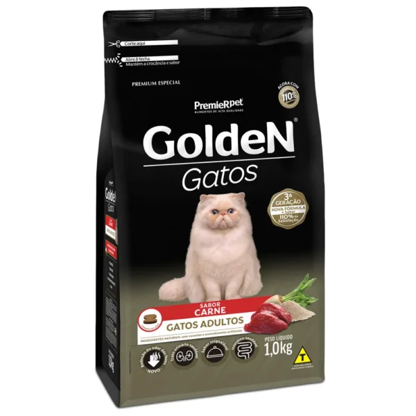 Golden Gato Adulto Carne 1kg
