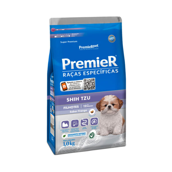 Ração Premier Super Premium Raças Especificas Shih Tzu Filhote 1kg