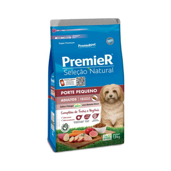 PREMIER SN CAES ADULTOS RACAS PEQUENAS BATATA DOCE 1,0 KG