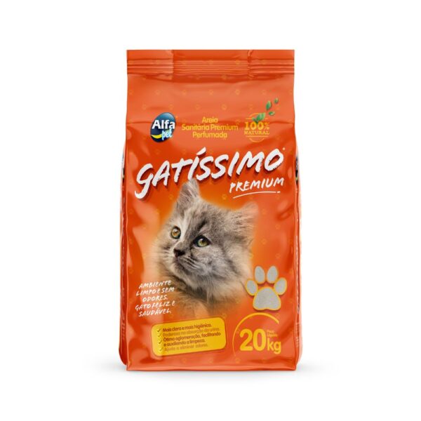 AREIA SANITARIA GATISSIMO 20KG