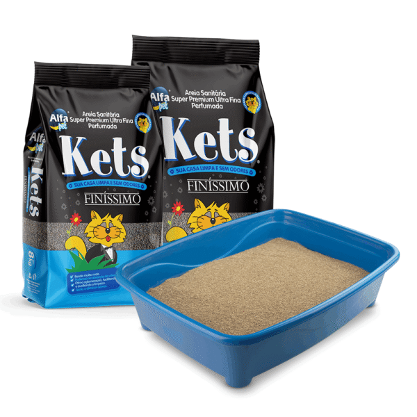 Areia Higiênica Kets Finissimo 8kg - Imagem 4