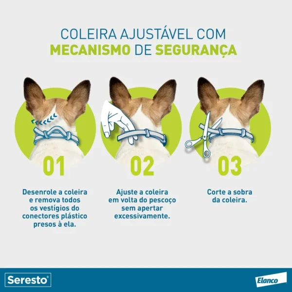 Coleira Antipulgas Seresto Cães Acima de 8 kg - Imagem 3