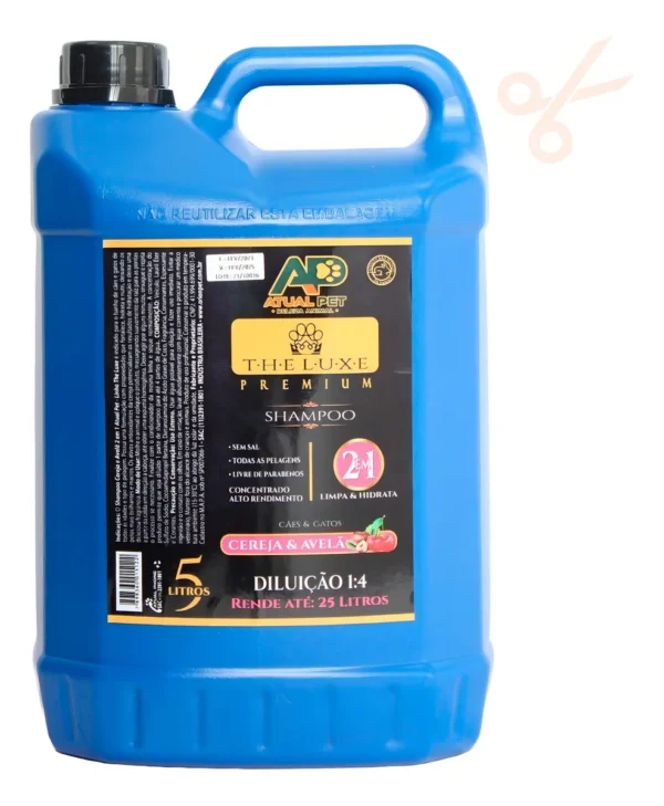 SHAMPOO THE LUXE CEREJA & AVELÃ-5 Litros
