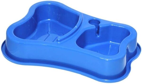 COMEDOURO BEBEDOURO DUPLO COR:AzuL