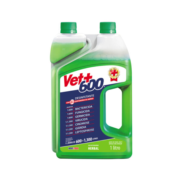 DESINFETANTE CONC VET+600 HERBAL 1L